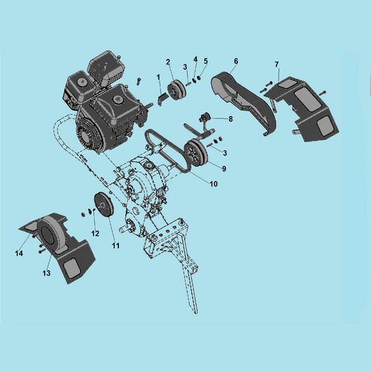 Кожух ремня и ремень Champion BC9813